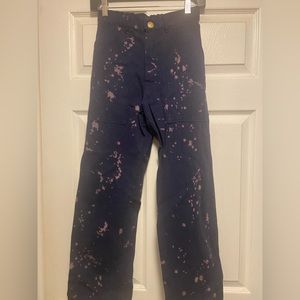 Big Bud Press Navy Bleached Work Pants